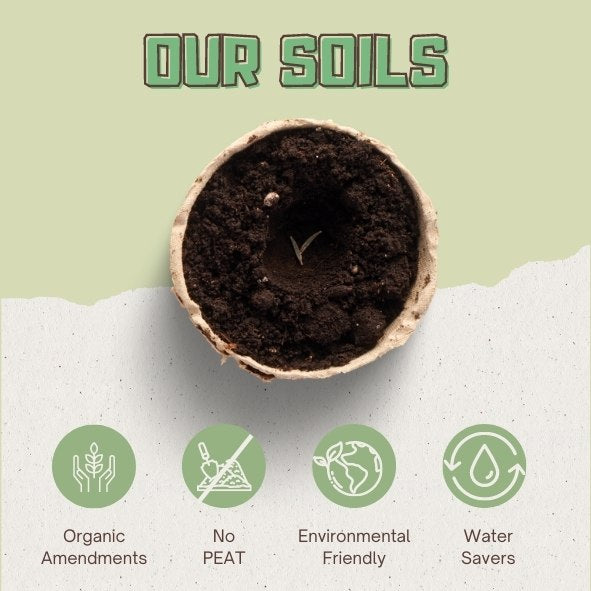 Premium Organic Potting Soil Mix With Nutrients
