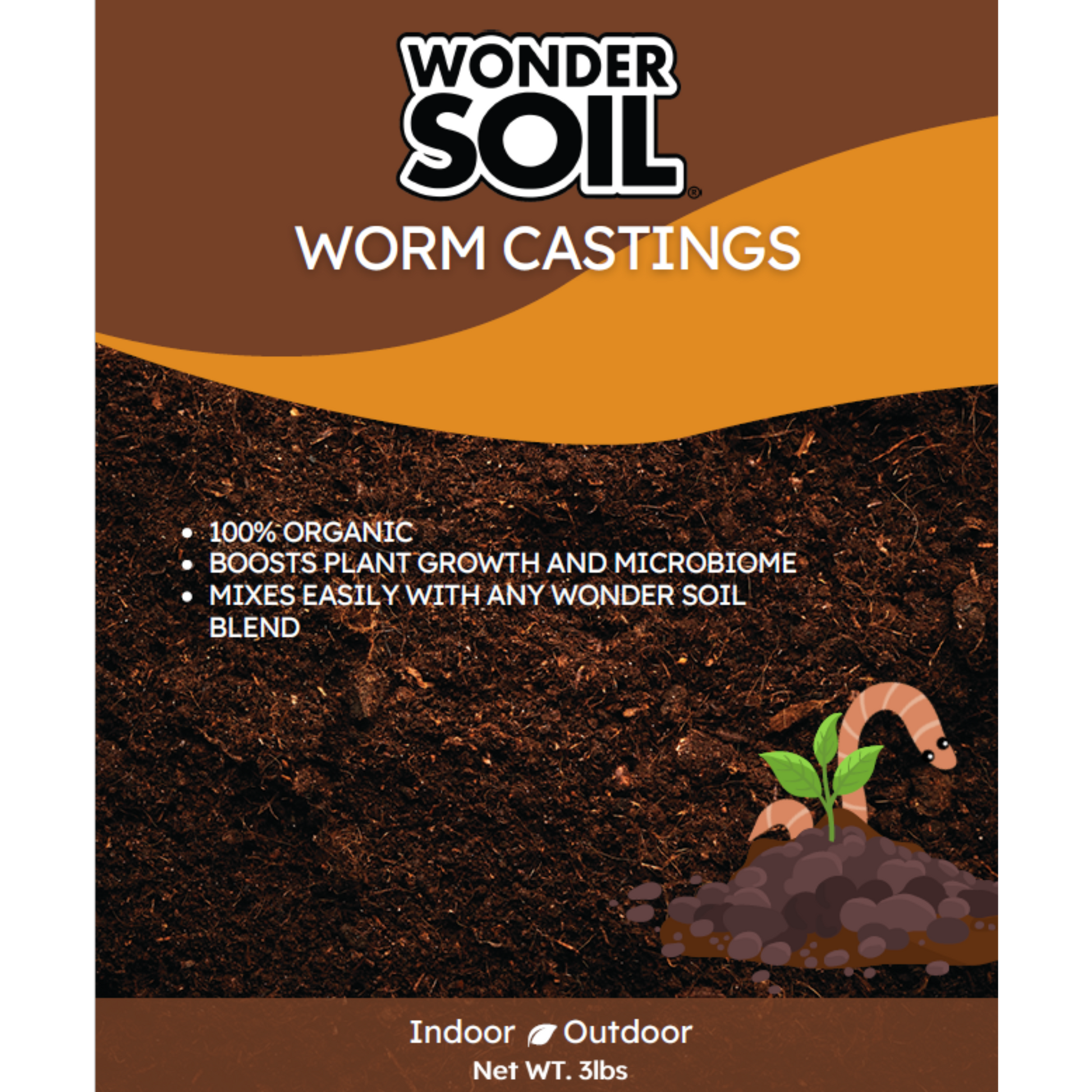 using worm castings in potting mix Wonder Soil® Worm Castings