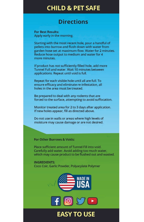 Tunnel Fill Tube Wonder Soil