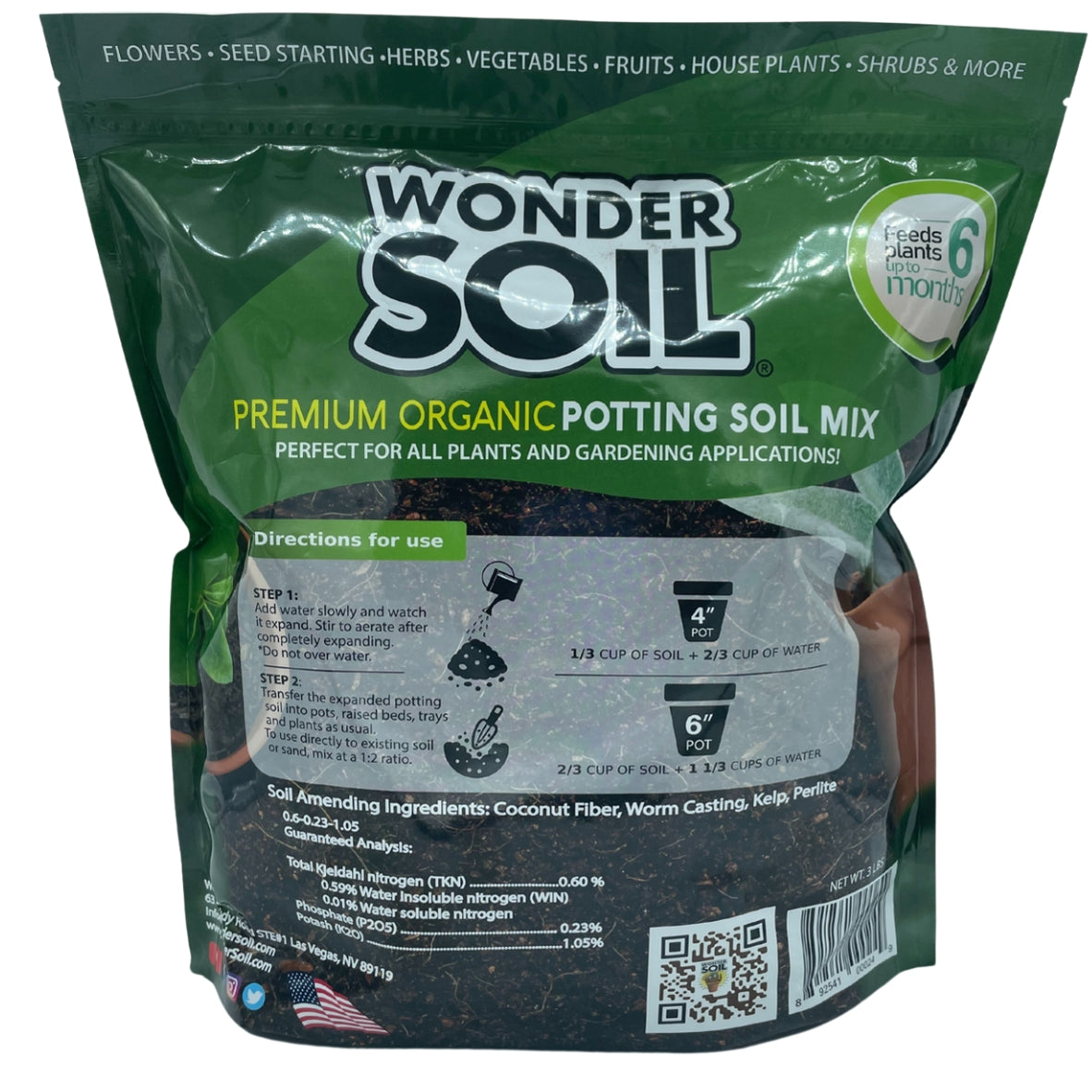 Premium Organic Potting Soil Mix With Nutrients
